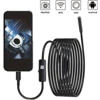 5.0/7.0mm Type-C Endoscope Camera IP67 Waterproof 6 LED Lights Adjustable USB Flexible Inspection Borescope Camera For Ios Phone