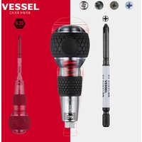 VESSEL 230HW 238HW-2 douille Phillips fendue à percussion hexagonale tête Interchangeable tournevis spécialisé fileté outils à main