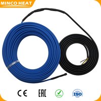 20W 5~160m Infrared Insulated Alloy Heating Wire Cable Used for Under Tile Laminate Floor Heating System Driveway Snow Melting