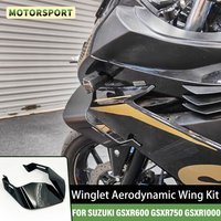 For Suzuki GSXR600 GSXR750 GSXR1000 GSX-R 600 750 1000 Racing Spoiler Winglet Side Wind Deflector Windshield Aerodynamic Wing