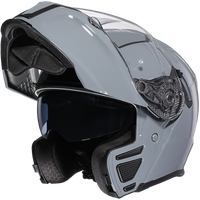 Kaski motocyklowe modułowe typu flip-up z zewnętrzną skorupą ABS i podwójnym wizjerem, kask motocrossowy Cyril, z atestem DOT, Capacete Motocross