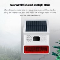 GSM Alarm System Tuya Smart Life Security-Protection 433MHz Wireless Solar Strobe Siren Waterproof ForHome Burglar