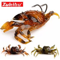 ZUKIBO Artificial Crab Lure Bait 3d Crab Savage Gear Simulation Fishing Lures with Sharp Hooks 8cm 35g Fishing Accessories Pesca