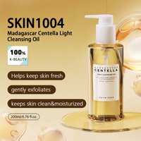 SKIN1004 Madagascar Centella Light Cleansing Oil,Lightweight Oil Texture,Non-Greasy & Easy to Emulsify,K-Beauty,Korean Makeup