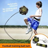 Kids Football Training Belt Soccer Practice Kick Trainer Auxiliary Equipment for Students Ball Control Solo Training Accessory