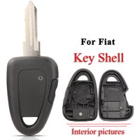 Jingyuqin Transponder Remote Car Key Shell Case Fob For Fiat Iveco Remote Uncut GT15R Blank Blade Case Fob Replacement