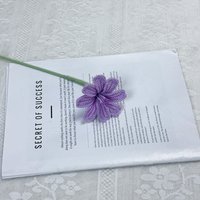 Creative Elegant Crochet Flower Bouquet Lovely 40cm Artificial Flowers Finished Handmade Handwoven Flower Valentine's Day Gifts