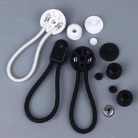1Set Truck Tie Down Kit Fastener Bungee Shock Cord Cover Clip Bungee Loop With Knob For Marine Boat RV Caravan Truck Car Cover