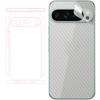 Transparent carbon fiber suitable for Google Pixel 10 9 8 7 Pro 6A back screen protective film sticker