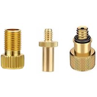 3Pcs/Set Bike Air Pump Valve Adapter French to American Convert Wheel Gas Nozzle Bicycle Valve