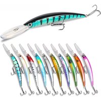 1 /5/10pcs 17.5cm 16g Bionic Minnow Fishing Lure Bass Trolling Artificial Hard Bait Crankbait Wobblers 3D Eyes for Fishing Carp