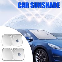 1pcs Car Windshield Sunshades Sun Shade Covers Accessories For Volkswagen Golf Rline Passat GTI Lavida Sagitar Scirocco Tiguan