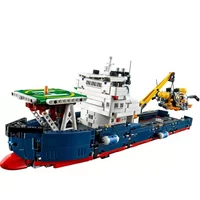 1327 pièces MOC technique OceanExplorer navire de recherche nautique bricolage modèle blocs de construction jouets d'anniversaire cadeau