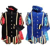 Adult Men's Tudor Elizabethan Cosplay Costume Blue Red Outfits With Cloak Hat Tudor Kings Prince Uniform Full Set Custom Made