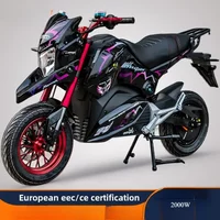 High Power 3000W Long Battery Life 72v Electric Vehicle Adult Men and Women Straddle Electric Motorcycle