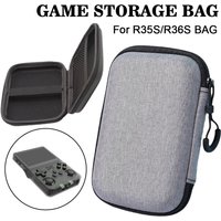 Portable Hard Cover EVA Storage Bag For R36S R35S Handheld Game Console Shockproof Carrying Case