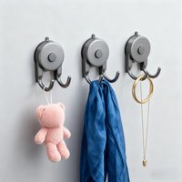 No Drill Suction Cup Towel Rack Self Adhesive Bathroom Towel Holder Towel Storage Organizer Kitchen Hook Storage Accessories
