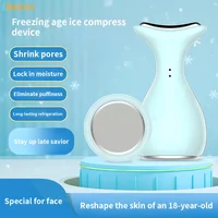 Face Ice Cooler Skin Lifting Face Cooling Massager Ice Compress Calm Skin Ice Cooler Eye Pouch Cooler Edema Remover Neck Massage