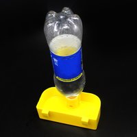 Bird Feeder Waterer Bottle Drinking Cups Large Capacity Automatic Water Dispenser for Quails Chicken Parrot Pigeons KXRE
