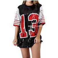 Saireish Sorority Number 13 Sequin Alibaba Shirt Casual Dresses Sexy