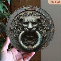 A lion head door hanging sign, suitable for indoor/outdoor lion head wall art, ideal for home, office, bar, or garage