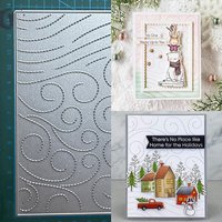 Frame background Metal Cutting Dies Stencil DIY Scrapbooking Embossing Paper Cards Album Making Decorative Craft Cut Template