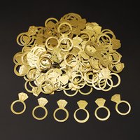 50pcs Glitter Diamond Ring Confetti Bride To Be Table Confetti Scatter For Engagement Wedding Bachelorette Party Decorations