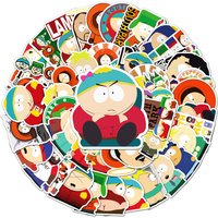 AliExpress TIANMENG 10/50PCS Cartoon Fun Animation South Park Cute Doodle Decorative Stickers Desk Guitar Bicycle DIY Waterproof Stickers Kids Toy