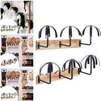 Hanging Wig Stand for Multiple Wigs Preserves Shape Wig Storage Organizer Rack Wall Mounted for Drying Shopping Mall Barbershop