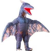 Inflatable Dinosaur Pterodactyl Costume for Adults Blow Up Costume Dinosaur Halloween Costume Party Props