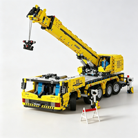 Remote Control Crane Forklift Building Blocks RC Engineering Vehicle Model Bricks Creative Educational DIY Toy Holiday Boys Gift