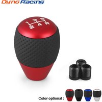 Universal Leather&Aluminium Car Gear Shift Knob 5 Speed For M8 M10 M12 Shift Lever Gear Level Knob Shift Head