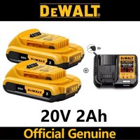 100% Genuine Dewalt 20V Battery, 20V 2Ah 5Ah 6Ah Battery DCB206 DCB209 DCB205 DCB184 For Dewalt Power tool Replacement Battery