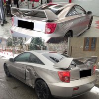 For 2000--2006 Toyota CELICA GEN 7 Spoiler with LED Lights High Quality ABS Plastic Gloss Black Spoiler Trunk Boot Wing Spoiler