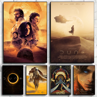 Sci-fi Movie Dune Part 2 Poster HD art sticky wall waterproof home living room bedroom bar aesthetic decoration