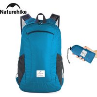 Naturehike Outdoor Hiking Bag 18L Lightweight Portable Backpack Foldable Waterproof Shoulder Bag for Women Men Airplane Travel