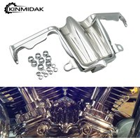Motorcycle Chrome Tappet Lifter Block Accent Cover For Harley Twin Cam Touring Street Glide Road King Softail Breakout Fat Bob