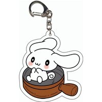 Sanrio Kuromi Housework Acrylic Keychain Accessories Funny Bag Charm Backpack Pendant Creative Cart Keyring Gifts For Friensds