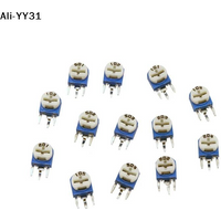 【A31】65PCS Trimmer Potentiometer RM063 Adjustable Resistance 100R~1M Potentiometers 1K 5K 10K 20K 50K 100K 500K 1M Resistors