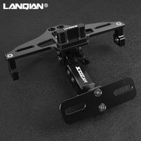 For BMW S1000XR S1000 XR 2017 2018 2019 2020 2021 2022 2023 Universal Motorcycle Rear License Plate Mount Holder LED Light