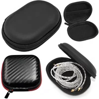 for KZ/QKZ Earphones Case Anti-Pressure Storage Box Portable Headset Bag Anti-fall Headset Carrying Bag for BA10 AS10 ES4 KZ CAA