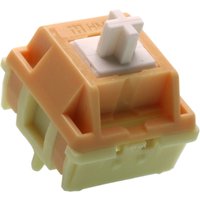 Egg Yolk Pastry Linear Switches Pre-Lubed 5-Pin HotSwap M2 Stem HMX for MX Mechanical Keyboard