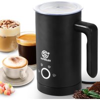 SUPERLEX Electric Automatic Milk Frother 4-In-1 Function, Milk Steamer Heater for Hot Cold Chocolate Latte Cappuccino Macchiato Warmer