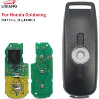 LIXIANG 315/433 MHZ 47 Chip for GL1800 2018 2019 2020 NO LOGO Honda Goldwing Motorcycle Smart Key