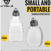 WRELS Portable Water Bottle Transparent Travel Cycling Hiking Camping Handy Plastic Water Bottle Universal Drinking Bottle