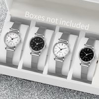 4PCS/Set Fashion Women's Watches Small Dial Ladies Quartz Watch Clock Reloj Mujer Relogio Feminino(Without Box)