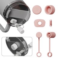 Silicone Straw Cover Cap Reusable Leak-Proof Straw Stopper For Stanley Cup 40oz/ 30oz Cups Straws Accessories 8-12 Mm