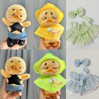 Annoying Duck Upset Duck Clothing Sex Candy Skirt Raincoat Plush Cute Baby Clothes Accessories Small Yellow Duck Doll Clothes