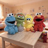20cm Classic Sesame Street Plush Toy Stuffed Toy Big Bird Elmo Cookie Monster Oscar Official Licensed Soft Doll Lovely Gift