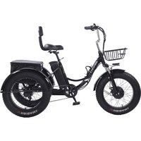 20 Inch New Model Adult 3 Wheels Electric Tricycle for Adults Foldable Fat Tire Battery-operated Tricycle